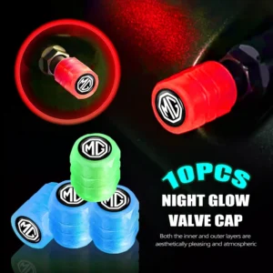 for mg luminous tire valve cap car wheel hub glowing cover auto accessories rx5 rx8 350 550 6 3 5 7 zr zs hs gs gt hector