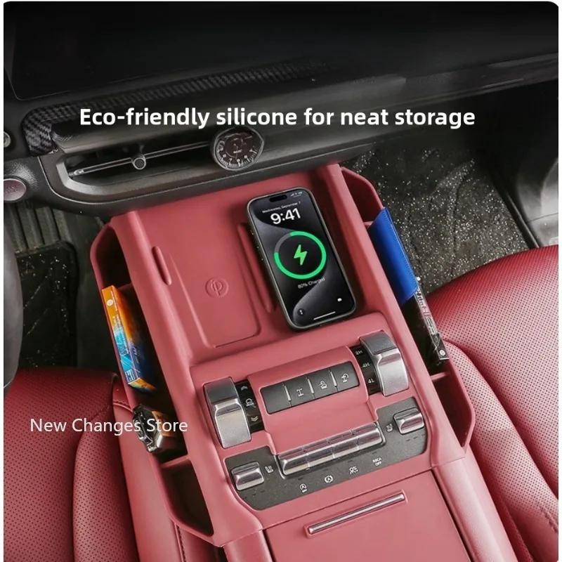 for great wall tank 300 2025 central control wireless charging silicone pad dustproof anti slip mat center console storage box for great wall tank 300 2025 central control wireless charging silicone pad dustproof anti slip mat center console storage box