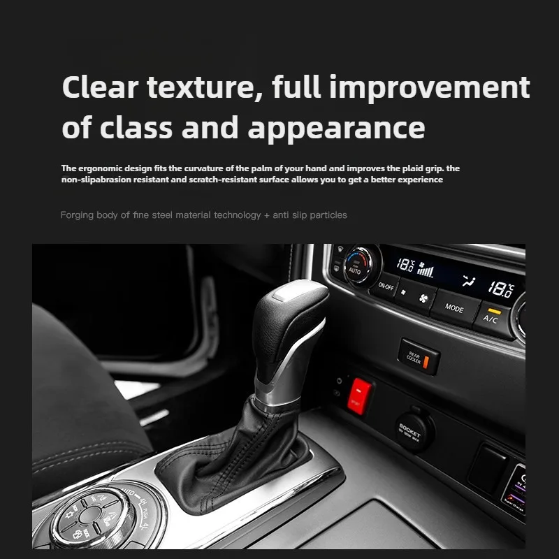 special gear shift knob for nissan patrol y62 (2016 2024) automatic transmission, off road high configuration modification par special gear shift knob for nissan patrol y62 (2016 2024) automatic transmission, off road high configuration modification par