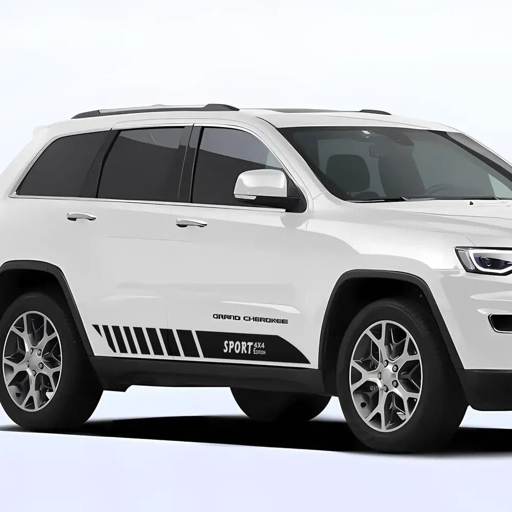 2pcs decal sticker vinyl side racing stripes kit compatible with jeep grand cherokee wk2 2011 present 2pcs decal sticker vinyl side racing stripes kit compatible with jeep grand cherokee wk2 2011 present