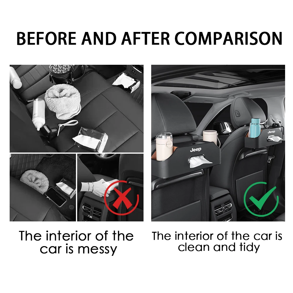 pu leathercar seat back storage box tissue box water cup mobile phone holder for jeep renegade patriot wrangler cherokee compass pu leathercar seat back storage box tissue box water cup mobile phone holder for jeep renegade patriot wrangler cherokee compass