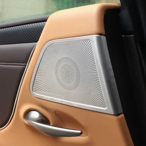 door loud speaker decorative cover trim sticker for lexus es 2018 2019 2020 2021 es200 es300 es300h 300h 350 250 260 accessories