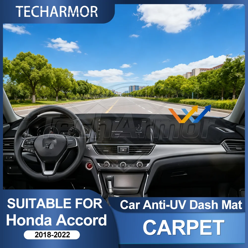 car dashboard cover pad for honda accord 2018 2022 sunshade protector anti uv dash mats non slip pads auto interior accessories car dashboard cover pad for honda accord 2018 2022 sunshade protector anti uv dash mats non slip pads auto interior accessories