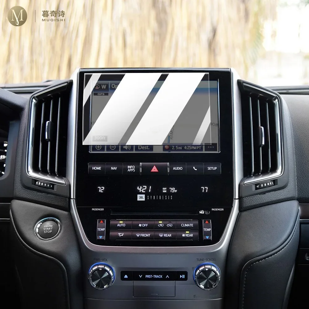 for toyota land cruiser 2016 2022car interior console radio lcd display screen anti scratch tempering glass anti blue light film for toyota land cruiser 2016 2022car interior console radio lcd display screen anti scratch tempering glass anti blue light film
