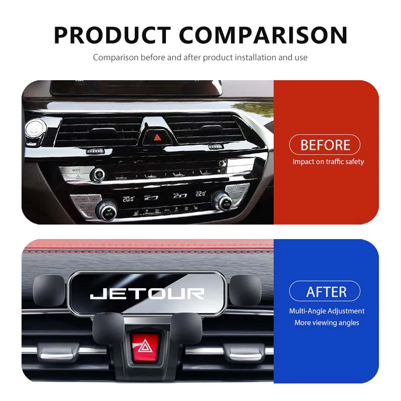 universal car air vent phone navigation holder for jetour x70 coupe x90 plus x95 ev i dm t1 g700 x50 g700 x universal car air vent phone navigation holder for jetour x70 coupe x90 plus x95 ev i dm t1 g700 x50 g700 x
