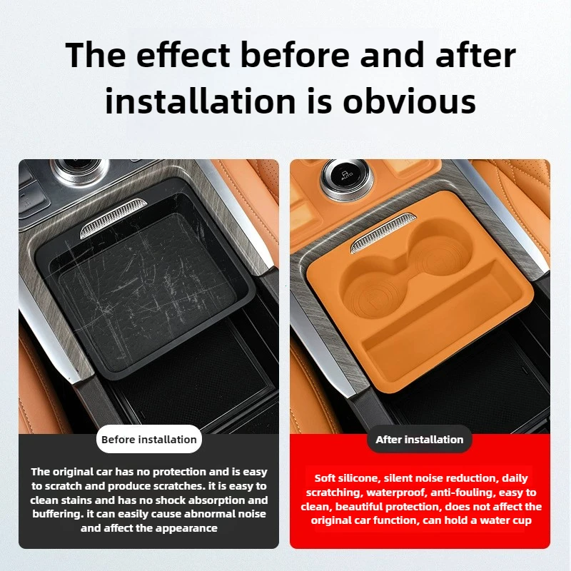 car center console push pull box silicone pad fit for gwm tank 500 hi4 z hi4 t high quality modified car interior upgrade parts car center console push pull box silicone pad fit for gwm tank 500 hi4 z hi4 t high quality modified car interior upgrade parts