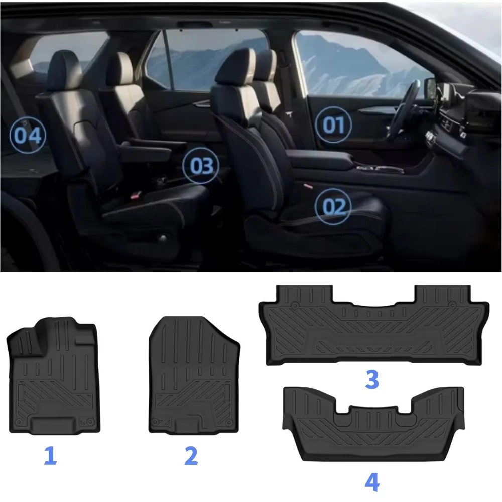 floor mats for honda pilot 2016 2022 all weather protection cargo liner with backrest mat behind 3rd row back seat floor mats for honda pilot 2016 2022 all weather protection cargo liner with backrest mat behind 3rd row back seat