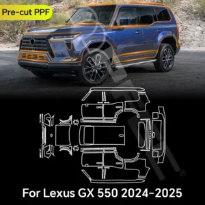 for lexus gx550 luxury premium over 2024 2025 tpu paint protection film clear bra car body anti scratch pre cut ppf resistant