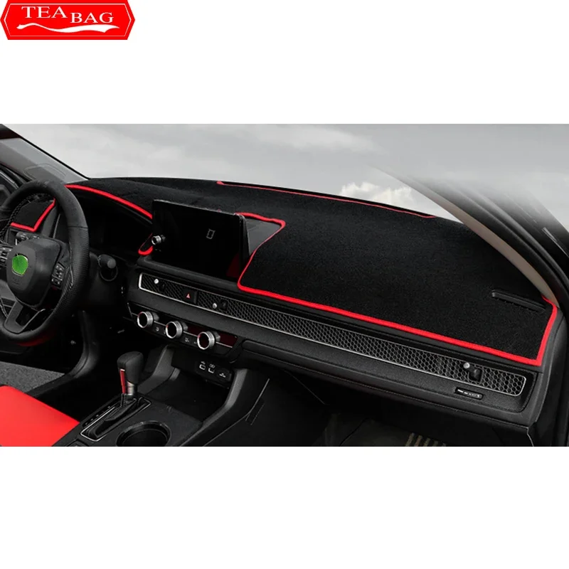 car styling dash mat dashmat dashboard cover sun shade dash board cover carpet for honda civic 11th gen 2021 2022 car styling dash mat dashmat dashboard cover sun shade dash board cover carpet for honda civic 11th gen 2021 2022