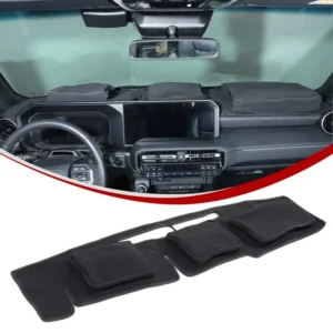 for toyota land cruiser prado 250 lc250 2024+ black car dashboard storage sunscreen pad interior protection accessories