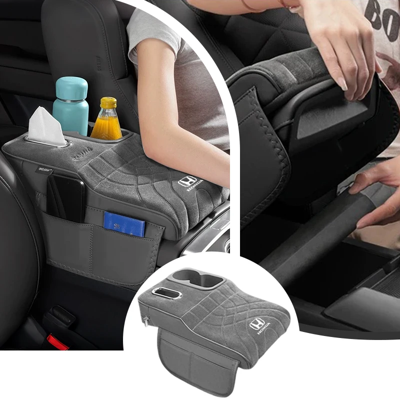 for honda civic accord jazz pilot crv car armrest box height increase pad protective cover storage bag auto styling accessories for honda civic accord jazz pilot crv car armrest box height increase pad protective cover storage bag auto styling accessories