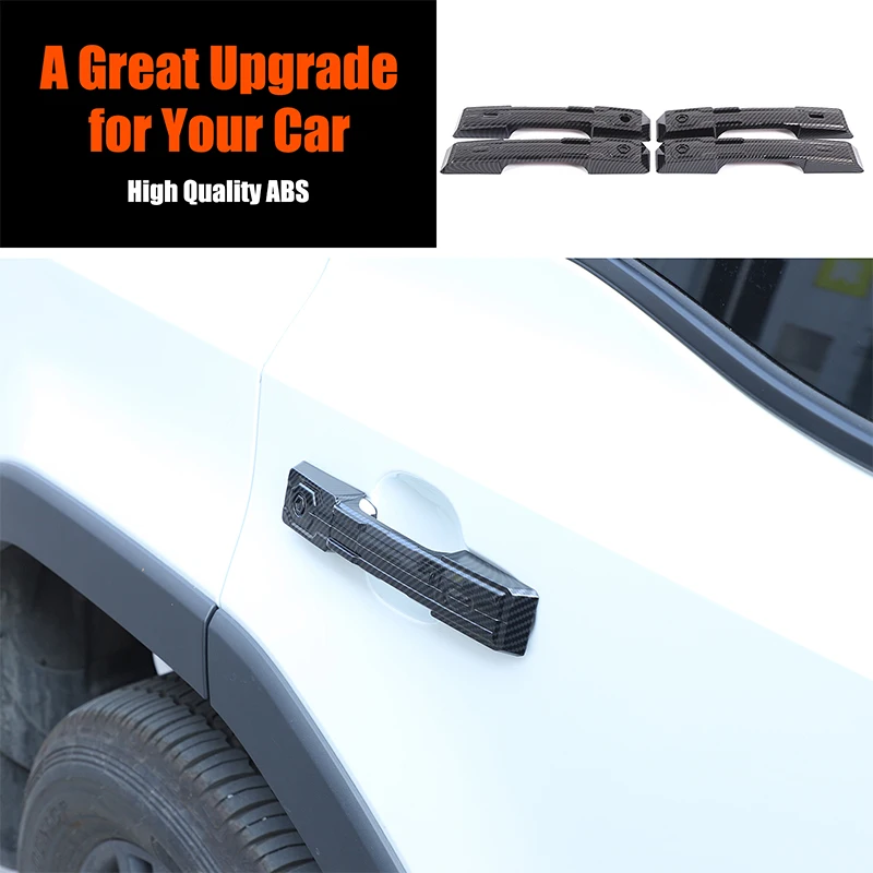 for toyota prado lc250 land cruiser 250 2024+ abs exterior door handle protective cover decorative sticker car accessories for toyota prado lc250 land cruiser 250 2024+ abs exterior door handle protective cover decorative sticker car accessories