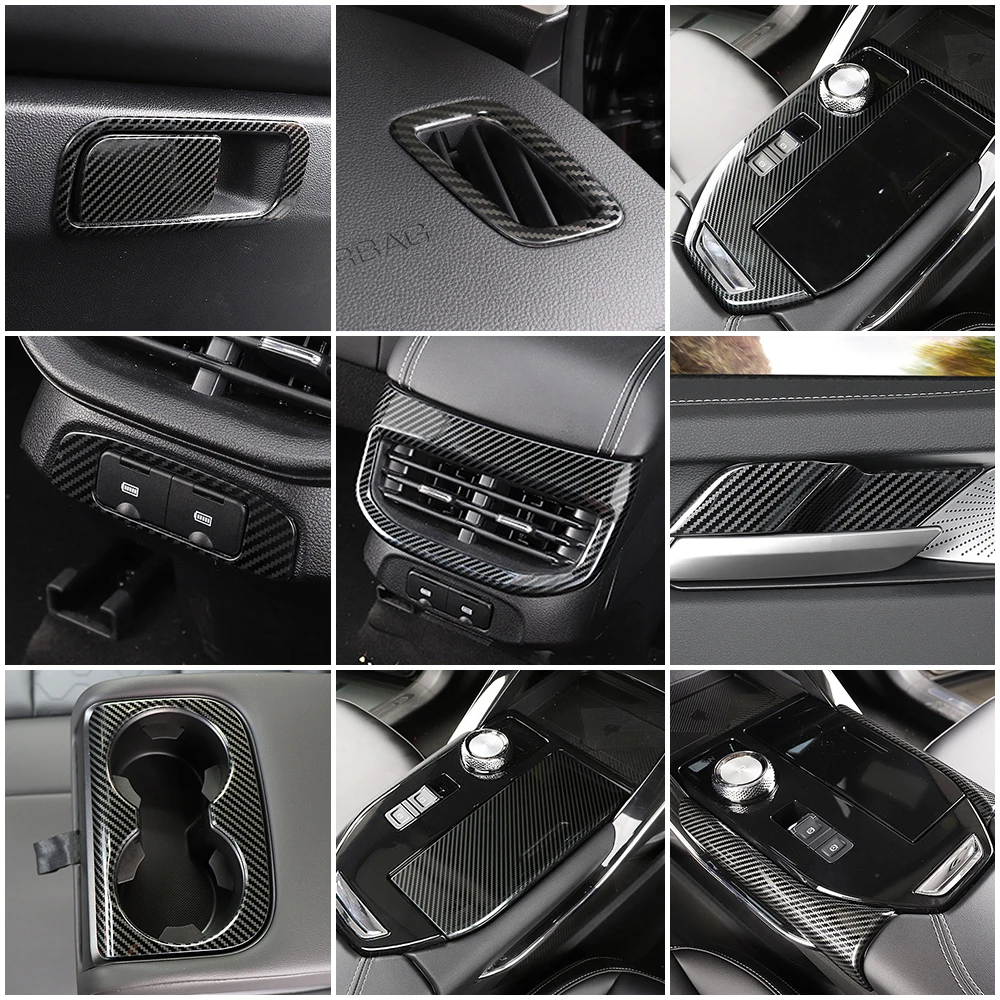 for haval h6 3rd gen 2021 2024 car center console part trim modify carbon fiber color change stainless steel decoration sticker for haval h6 3rd gen 2021 2024 car center console part trim modify carbon fiber color change stainless steel decoration sticker