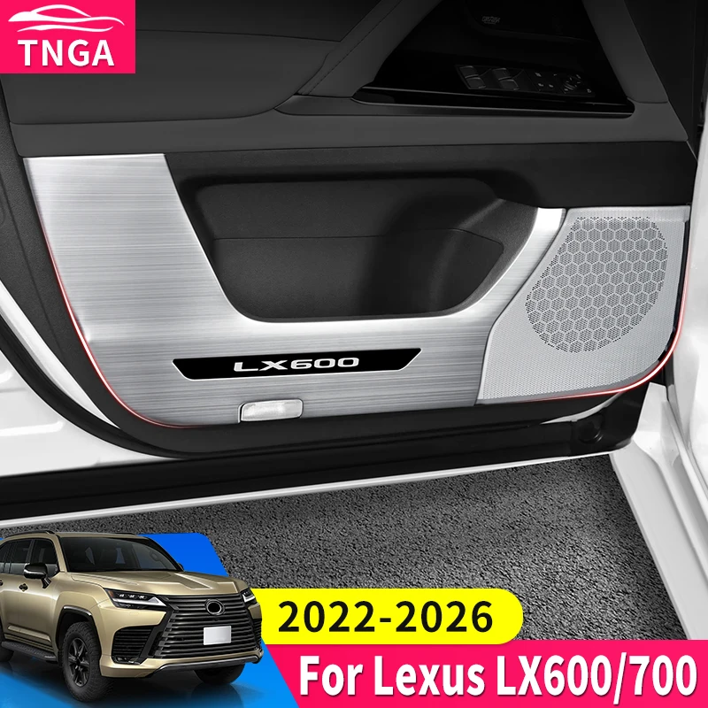 interior upgraded accessories for 2022 2023 2024 lexus lx600 lx500d stainless steel car door protective cover speaker cover interior upgraded accessories for 2022 2023 2024 lexus lx600 lx500d stainless steel car door protective cover speaker cover