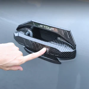 for chery jetour traveler t2 2023 2024 auto part abs carbon fiber color car accessories door protection insert handle bowl adorn
