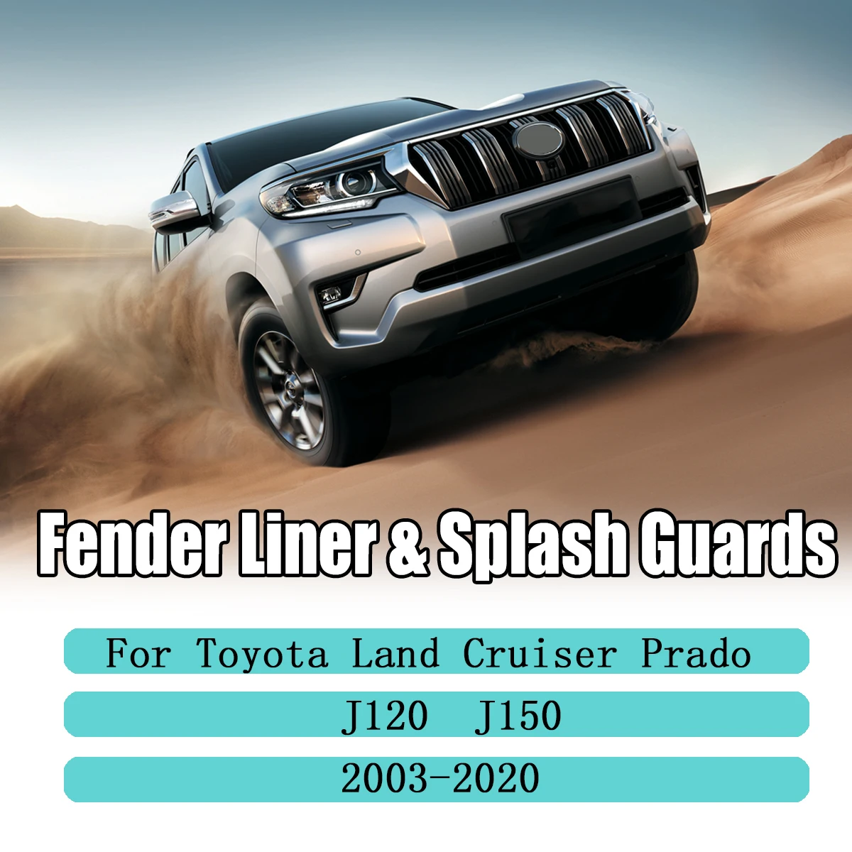 mudguards for toyota land cruiser prado j120 j150 fj cruiser splash shield mud flaps guards fender liners rubber car mudguards for toyota land cruiser prado j120 j150 fj cruiser splash shield mud flaps guards fender liners rubber car