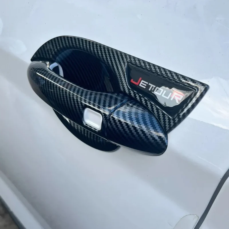 for jetour x70 plus 2024 2025 chrome door handle cover trim bowl chromium styling full coverage 8 pieces for jetour x70 plus 2024 2025 chrome door handle cover trim bowl chromium styling full coverage 8 pieces