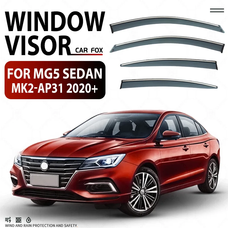 for mg5 mk2 ap31 2020+ sedan window visor vent shades ventvisor wind deflectors visors rain visor for mg5 mk2 ap31 2020+ sedan window visor vent shades ventvisor wind deflectors visors rain visor