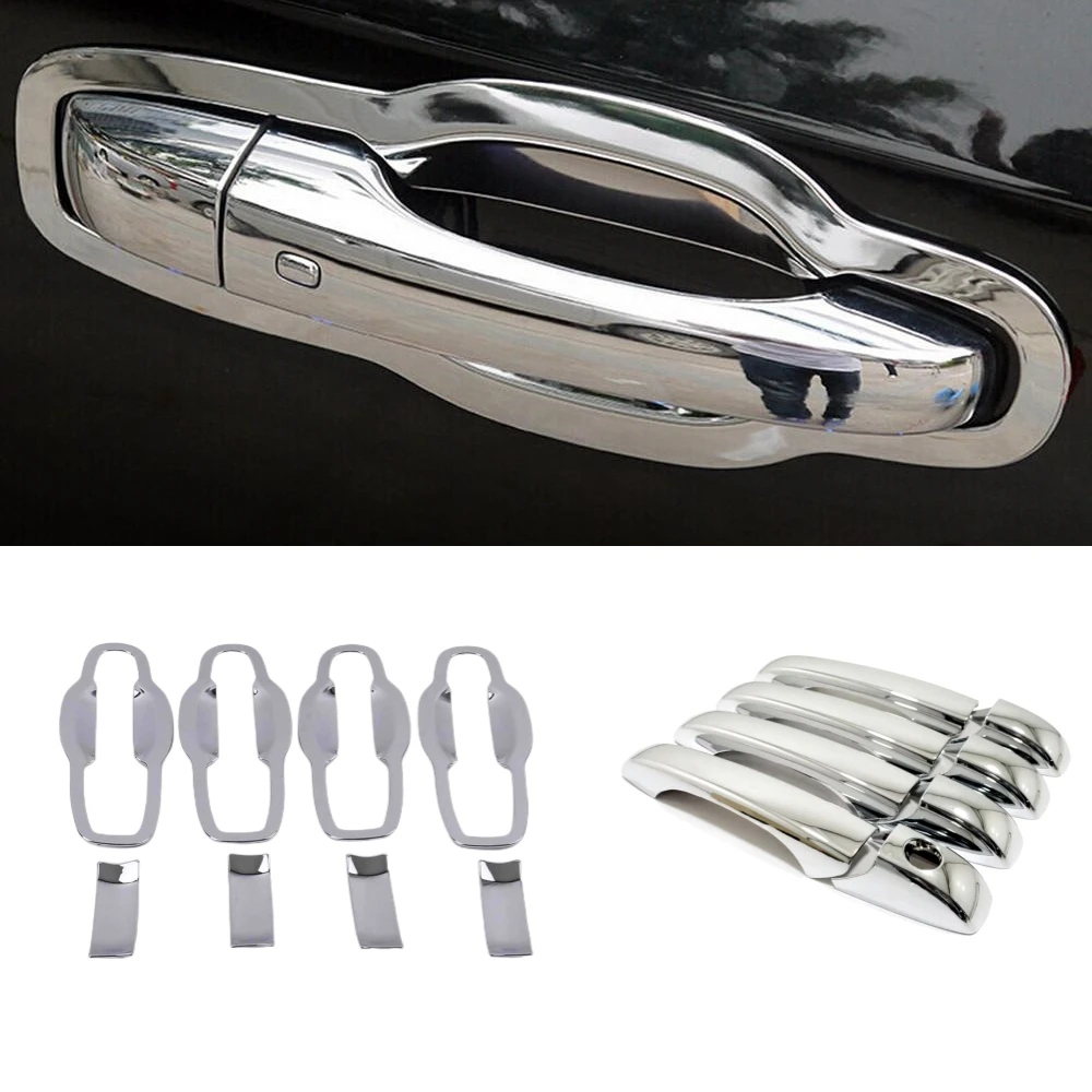 for jeep grand cherokee wk2 2014 2017 car door protector handle bowl cover trims abs chrome styling external accessories 8pcs for jeep grand cherokee wk2 2014 2017 car door protector handle bowl cover trims abs chrome styling external accessories 8pcs