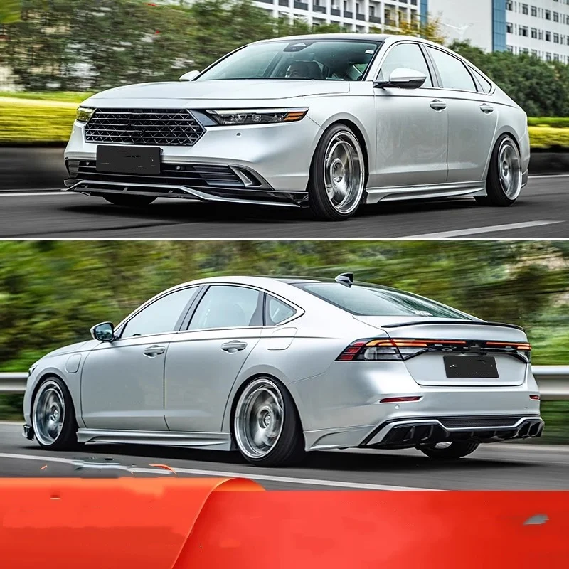 car body kit for honda accord 11st 2023 2024 modified front lip rear lip side skirt abs surround auto car body kit for honda accord 11st 2023 2024 modified front lip rear lip side skirt abs surround auto