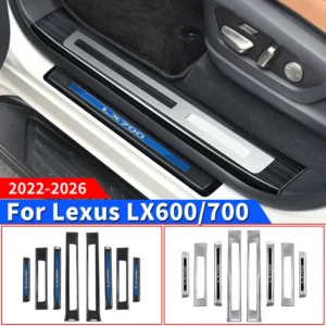 for 2022 2026 toyota lexus lx600 lx700 600 700 stainless steel door sill protector scratch proof interior protection accessories