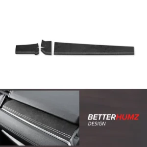 for honda civic 10th gen 2016 2021 made of suede dashboard panel instrument cover trim sticker car interior tuning accessories