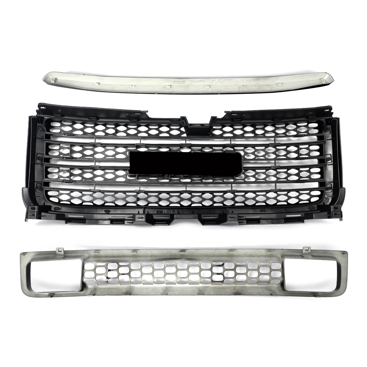 2011 2012 2013 2014 front bumper upper&lower grille for gmc sierra deanli 2500hd center honeycomb grille hood molding trim 2011 2012 2013 2014 front bumper upper&lower grille for gmc sierra deanli 2500hd center honeycomb grille hood molding trim