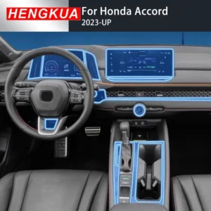 for honda accord 11rd gen 2023 2024 interior car center console navigation screen protector tpu anti scratch transparent repair
