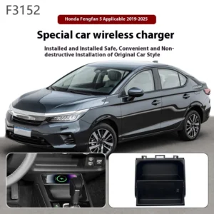15w wireless charger,special on board qi phone fast charging panel car accessories for honda city 2019 2025