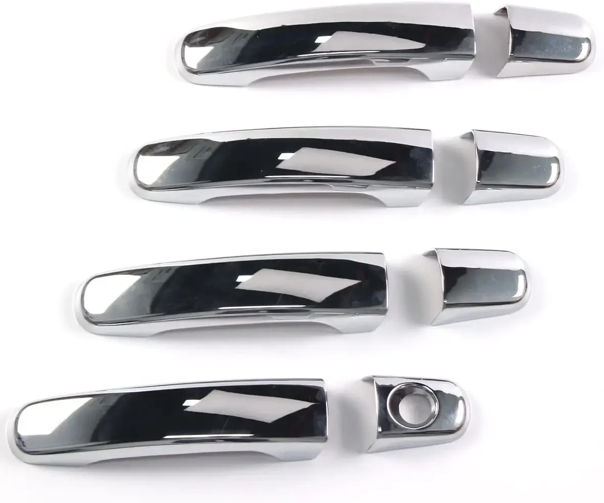 chrome door handle cover w/ driver keyholes for equinox hhr malibu traverse gmc acadia terrain saturn aura outlook chrome door handle cover w/ driver keyholes for equinox hhr malibu traverse gmc acadia terrain saturn aura outlook