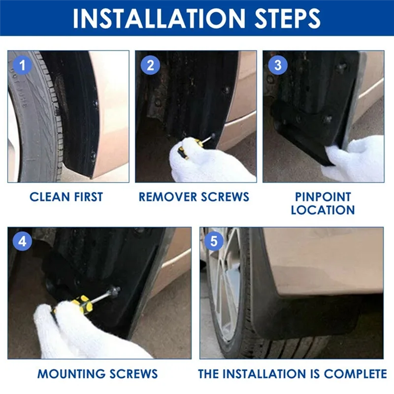 4pcs car mudguard mud flaps splash mud guard fender for mg rx5 2020 2023 car 4pcs car mudguard mud flaps splash mud guard fender for mg rx5 2020 2023 car