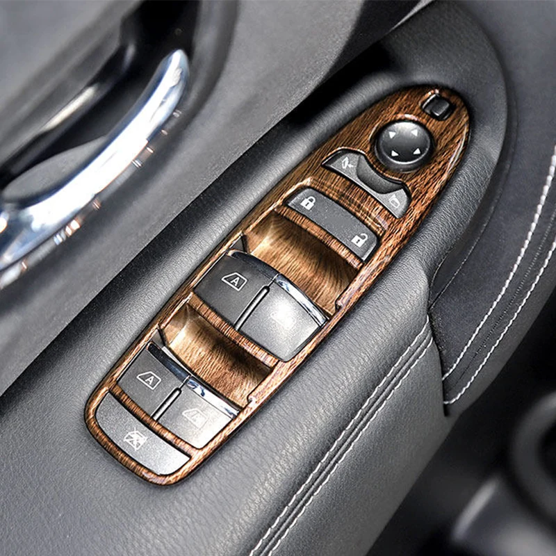 for nissan patrol armada y62 2017 2023 car window lift button panel decorative frame car door control switch modification parts for nissan patrol armada y62 2017 2023 car window lift button panel decorative frame car door control switch modification parts