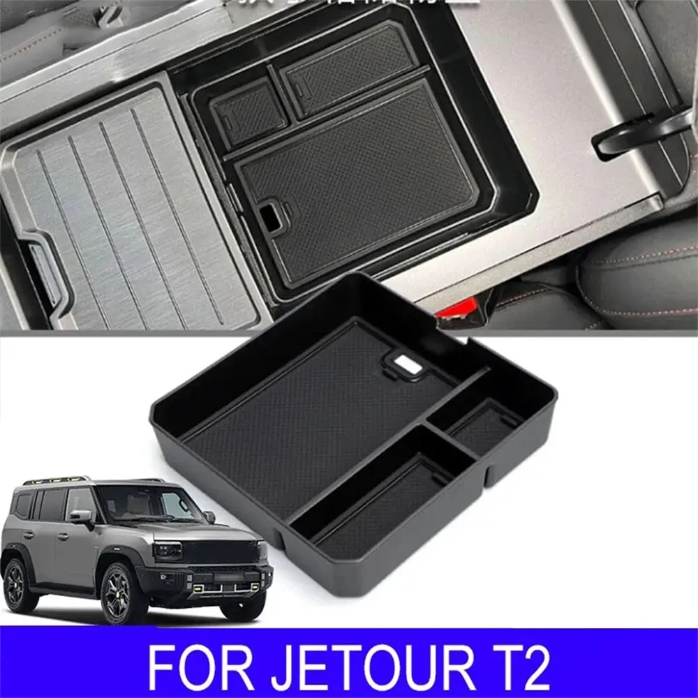 for chery jetour t2 traveler 2023 central armrest storage box car accessory content center console for vehicle for chery jetour t2 traveler 2023 central armrest storage box car accessory content center console for vehicle