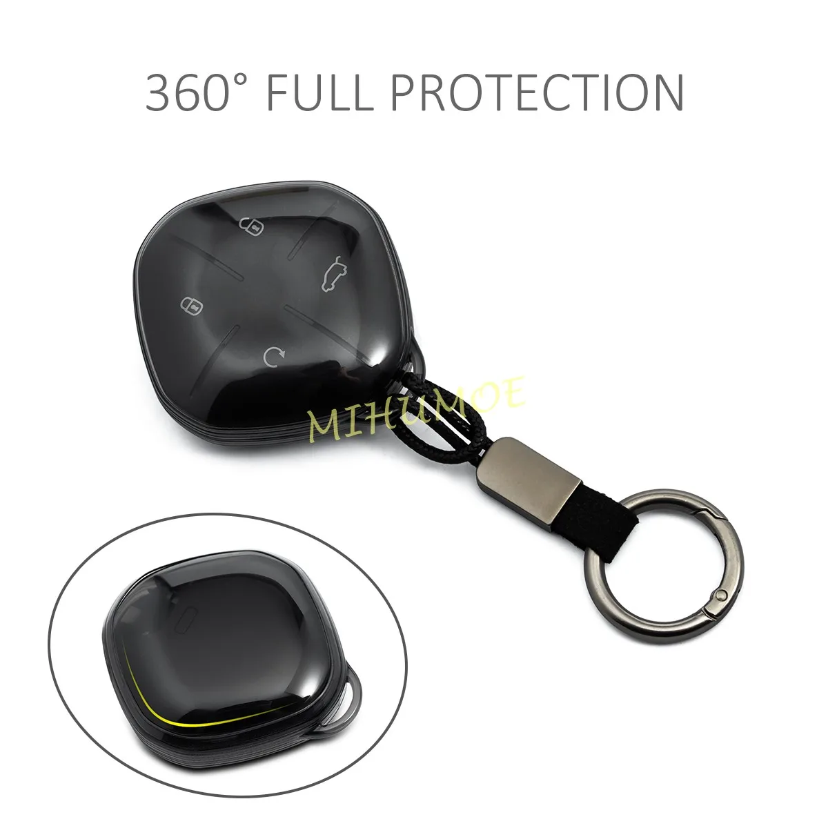 for jetour dashing 2022 2023 2024 2025 black transparent car remote key case cover shell fob keychain 4 buttons for jetour dashing 2022 2023 2024 2025 black transparent car remote key case cover shell fob keychain 4 buttons