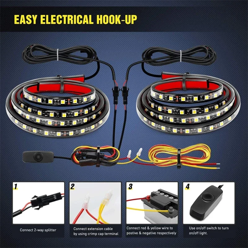 2pcs led car lights strip truck cargo bed running light lamp for gmc sierra 1500 yukon car 2pcs led car lights strip truck cargo bed running light lamp for gmc sierra 1500 yukon car