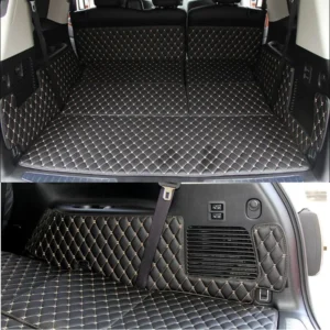 custom car trunk mats for nissan patrol y62 7seats 2011 waterproof boot carpets cargo mat for patrol