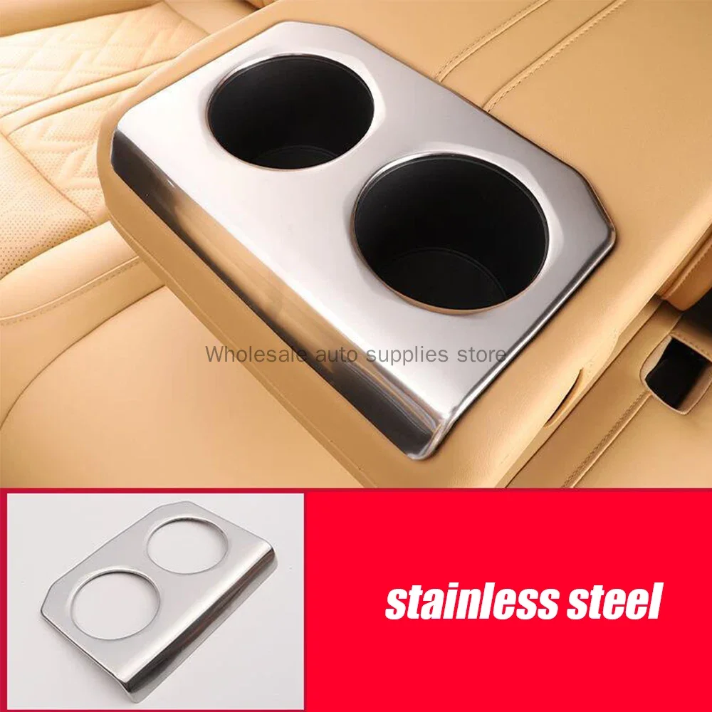 for changan uni k unik 2021 2022 2023 stainless carbon car rear water cup frame cover trim decoration protection for changan uni k unik 2021 2022 2023 stainless carbon car rear water cup frame cover trim decoration protection