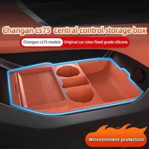for changan cs75 plus center console lower storage box 2025 fourth generation storage box decorative organizer accessory