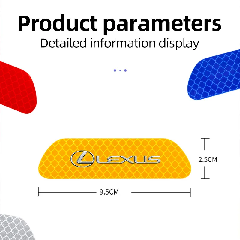 4pcs car door reflective stickers safety warning mark for lexus f sport plug in hybrid es ux 300e gs gx is lbx nx rx 350h 450h 4pcs car door reflective stickers safety warning mark for lexus f sport plug in hybrid es ux 300e gs gx is lbx nx rx 350h 450h