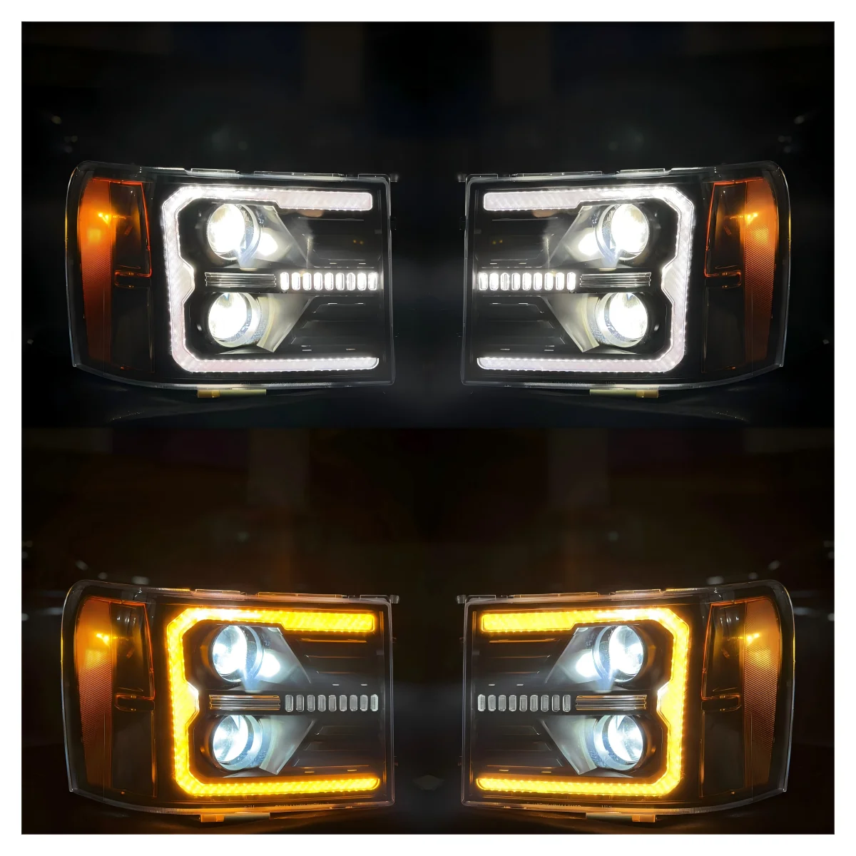 1pcs full led headlight fit for 2007 2013 gmc sierra 1500,2007 2014 gmc sierra 2500hd 3500hd with drl sequential turnsignal 1pcs full led headlight fit for 2007 2013 gmc sierra 1500,2007 2014 gmc sierra 2500hd 3500hd with drl sequential turnsignal