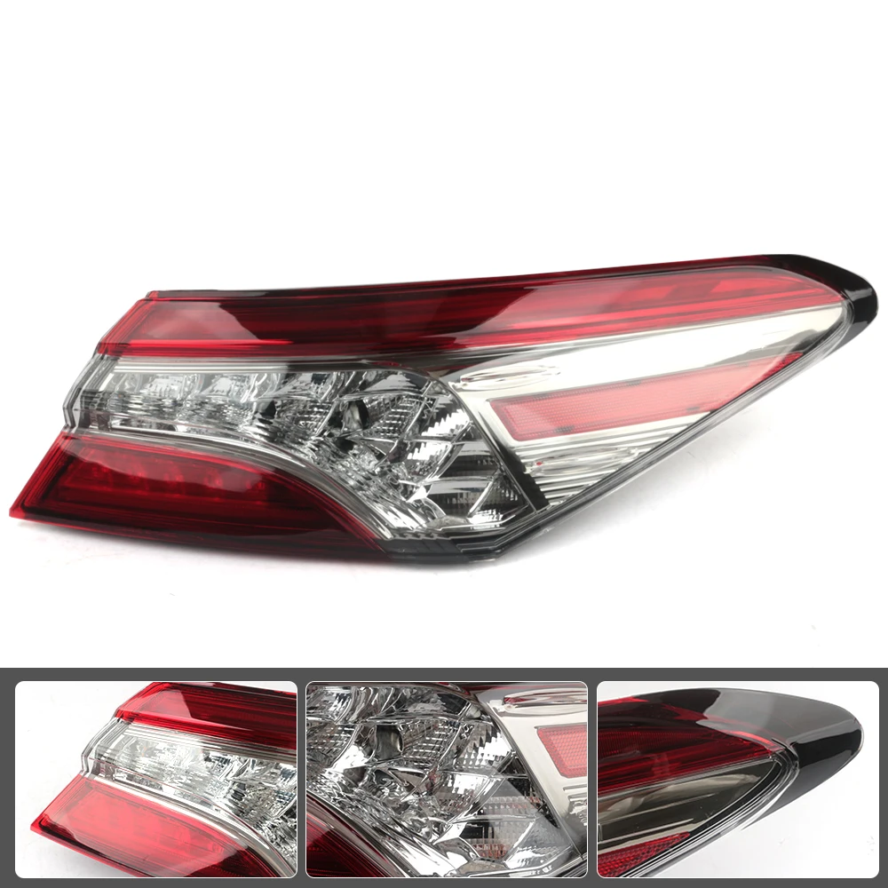 left/right side tail lamp for toyota camry hybrid 2018 2019 2020 rear tail light brake lamp with left/right side tail lamp for toyota camry hybrid 2018 2019 2020 rear tail light brake lamp with