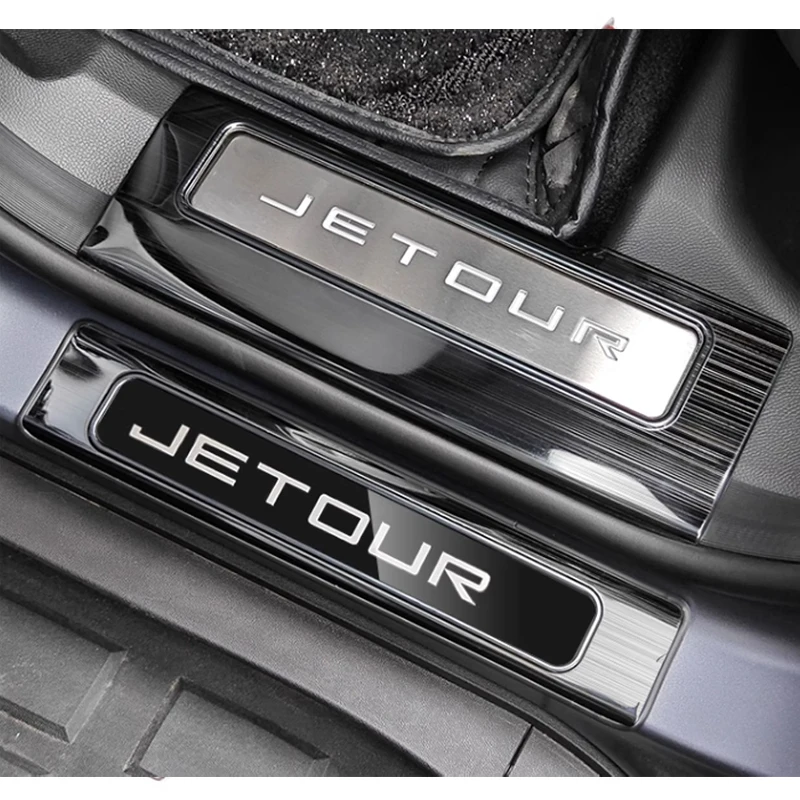 apply to chery jetour traveller t2 car threshold strip interior accessories car acesssories inside automobiles parts apply to chery jetour traveller t2 car threshold strip interior accessories car acesssories inside automobiles parts