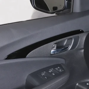 for honda pilot ridgeline passport 2016 2022 abs carbon fiber car inner doors panel cover trim sticker interior car accessories