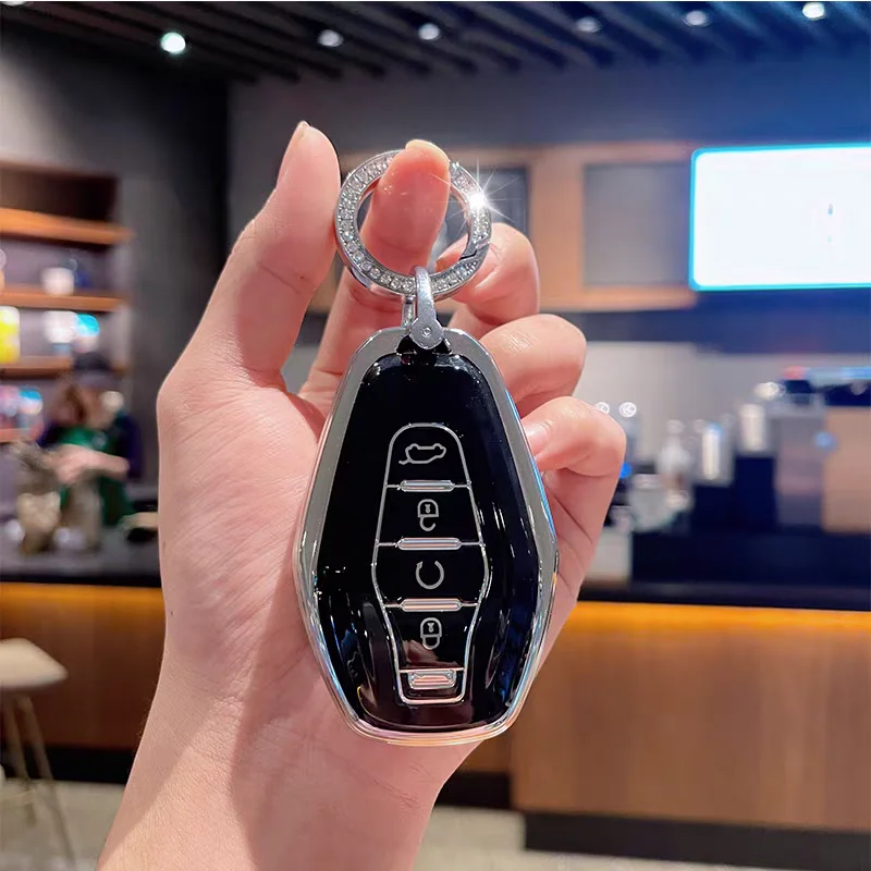 for jetour x70 plus 2025 2026 car key case keychain remote protection cover shell housing ring holder fob for jetour x70 plus 2025 2026 car key case keychain remote protection cover shell housing ring holder fob