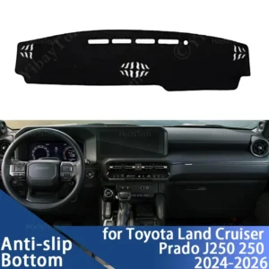 for toyota land cruiser prado j250 250 2024 2026 anti slip mat dashboard cover pad sunshade dashmat carpet car accessorie