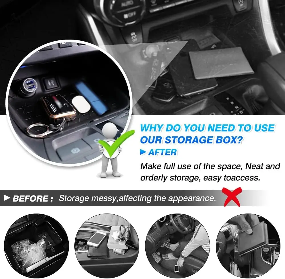 center console storage box for 2019 2025 toyota rav4 accessories auxiliary glove box insert tray anti slip 4pcs center console storage box for 2019 2025 toyota rav4 accessories auxiliary glove box insert tray anti slip 4pcs