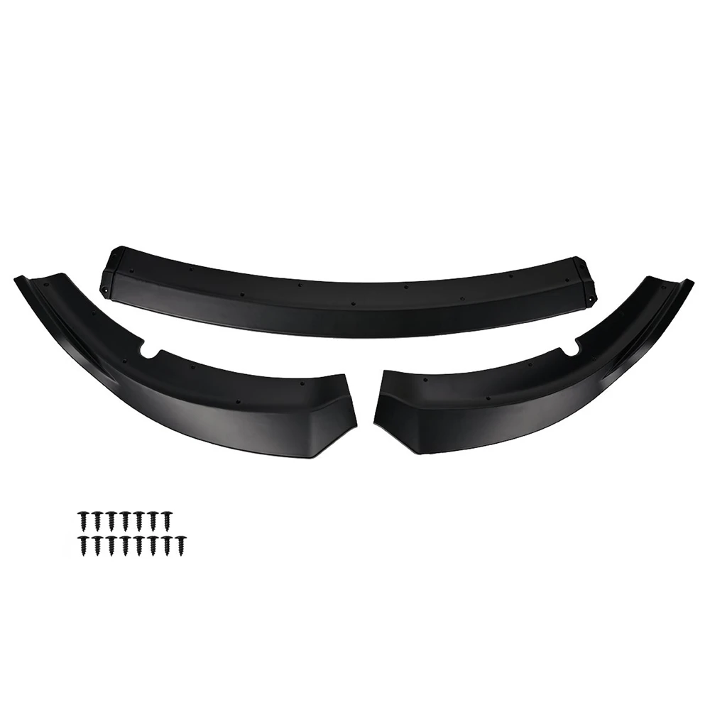 3pcs for dodge charger srt r/t scat front bumper lip splitter auto exterior modification protection parts car style 3pcs for dodge charger srt r/t scat front bumper lip splitter auto exterior modification protection parts car style