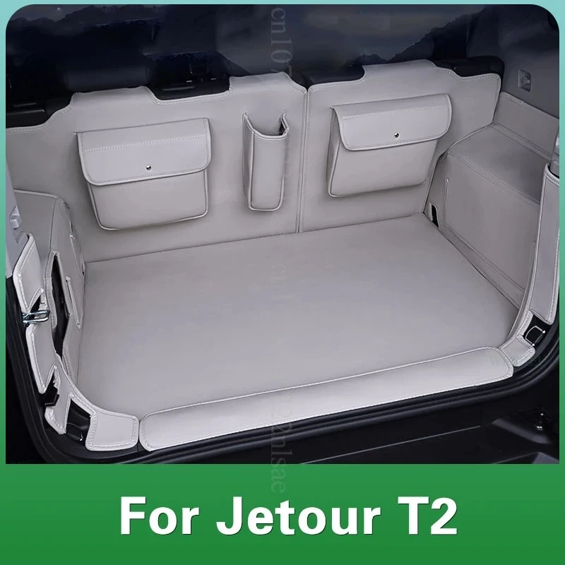 high quality custom car cargo liner for chery jetour t2 2025 accessories trunk mats storage pockets durable boot interior cover high quality custom car cargo liner for chery jetour t2 2025 accessories trunk mats storage pockets durable boot interior cover