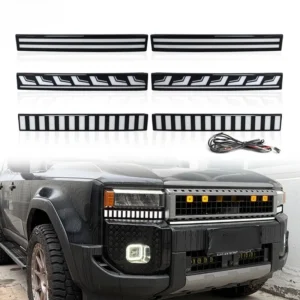 led daytime running lights flowing turn signal light front fog lamp for toyota prado lc250 2025 2026 modification accessories