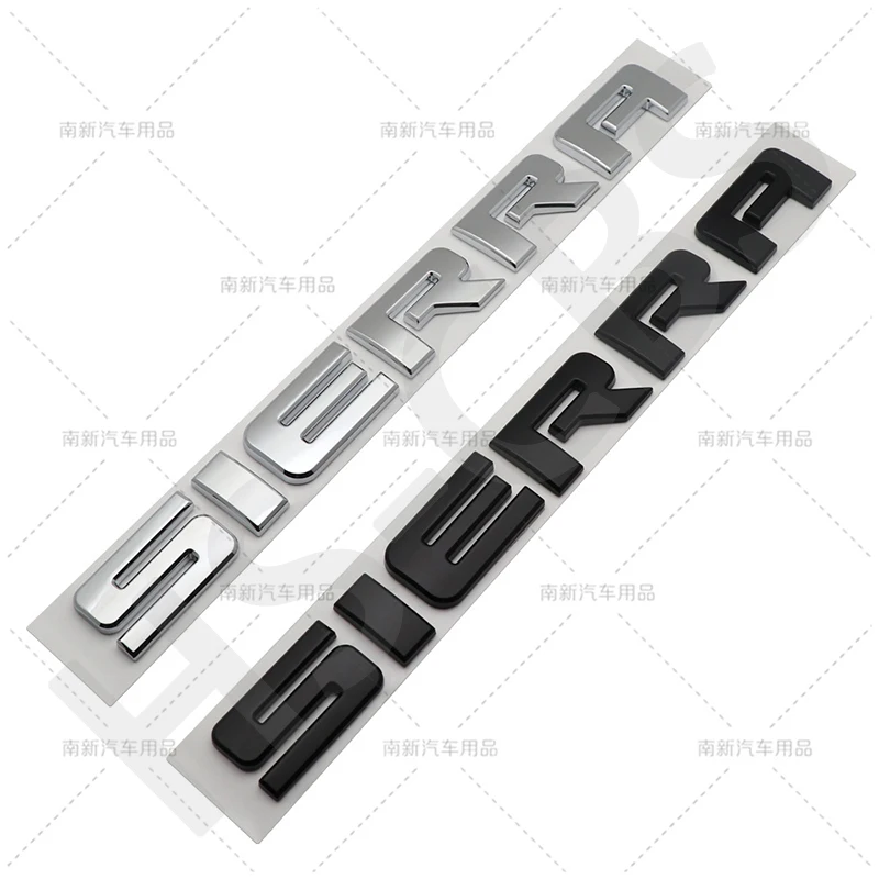 sierra abs car stickers rear trunk emblem sierra logo auto body door fender badge tailgate stickers sierra abs car stickers rear trunk emblem sierra logo auto body door fender badge tailgate stickers